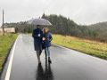 El Plan Camiña Rural de la Xunta deja en Ferrolterra una inversión de 1,1 millones Fernando Couce y Martina Aneiros