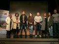 Foto de familia, este martes, en el Teatro da Beneficencia de la villa ortigueiresa