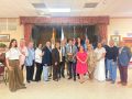 Un momento de la visita a la Casa de Santa Marta de Ortigueira en Miami