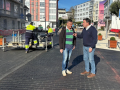 As Pontes mejorará las calles Pardo Bazán y Pontedeume Responsables municipales en la zona en donde se retomaron las obras