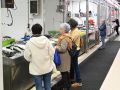 Nueva ubicación de la pescadería en el Mercado de A Magdalena
