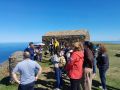 Visita de los guías de la asociación al Xeoparque Cabo Ortegal