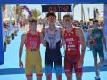 Los cedeireses Damián Suárez y Lucas Riola, mucho más que oro y plata Los cedeireses demostraron el potencial del triatlón local