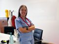 Dánae Santiago, podóloga del hospital Ribera Juan Cardona