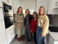 Aneiros y Freire en su visita a una vivienda de Pontedeume