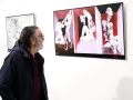 Una de las obras de la última exposición de Quessada en la comarca, en la Casa da Cultura de Fene, este mismo año de la mano de la asociación cultural Fuco Buxán