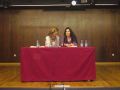 Begoña Caamaño e Pim Patinho, na Casa da Cultura de Valdoviño, 14 anos atrás, presentando ‘Morgana en Esmelle’