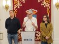 Iván Rivas compareciendo este miércoles en el consistorio ferrolano