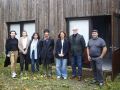 Alumnado de Harvard en su visita al las instalaciones de Baroña