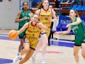 El Baxi Ferrol no falla a su cita europea (85-58) Esther Castedo sube el balón a toda velocidad