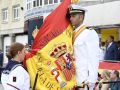 Nueva jura de bandera de alumnos de la Escaño, reservistas y personal civil
