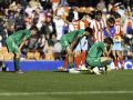 El equipo ferrolano, tras su derrota en Lugo