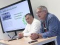 San Sadurniño impulsa la creación de una comunidad energética con fondos europeos Golpe y García en la charla informativa de mayo