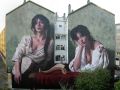 Mural de Wedo Goás en Perlío, Fene