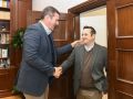 Encuentro entre e conselleiro de Cultura y el alcalde de Mugardos