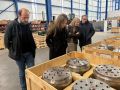 Visita de la delegada territorial a la empresa pontesa