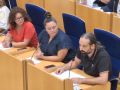 Ediles del BNG durante una sesión plenaria