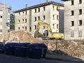 Trabajos de demolición del antiguo cartel de Xuvia, el pasado 2023
