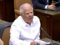 Manuel Lago, de Sumar, durante la defensa de la propuesta