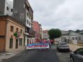 Un instante de la manifestación que recorrió este sábado las calles de Cariño