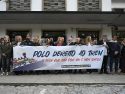 Una de las acciones del Foro Cidadán polo Ferrocarril en octubre