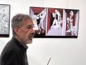 Inauguración da mostra de reproducións de carteis e obras de Xaime Quessada, na Casa da Cultura de Fene