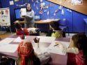 Uno de los talleres que organiza periódicamente Exponav para el público infantil