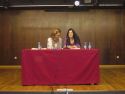 Begoña Caamaño e Pim Patinho, na Casa da Cultura de Valdoviño, 14 anos atrás, presentando ‘Morgana en Esmelle’