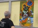 Mural colegio Isaac Peral Mundobasket 86