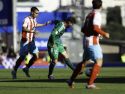 Zalaya, durante el partido de la pasada semana ante el Lugo