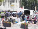 Los paraguas protagonizaron la jornada en la feria