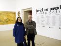 Esperanza Piñeiro e Guillermo Llorca na súa expo do Torrente Ballester