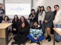 Integrantes do equipo creativo, que cursan o ciclo Superior de Deseño e edición de publicacións impresas e multimedia