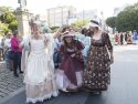 Un baile en la plaza de Amboage, en una edición anterior del Festival Ilustrado de Ferrol