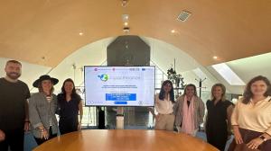 Los participantes en el encuentro de clausura celebrado ayer en la Vicerreitoría