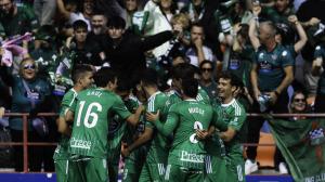 La afición racinguista acudió en masa a Lugo para el derbi gallego