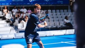 Iago Fuertes, durante un torneo