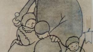 "A nosa Terra non é nosa, rapaces", un dos debuxos de Castelao