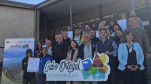 Foto de familia en el acto celebrado en Valdoviño