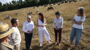 María José Gómez estuvo acompañada por José Balseiros y Beatriz Bascoy