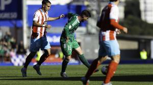 Zalaya, durante el partido de la pasada semana ante el Lugo