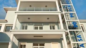 Frontal de la Casa do Pescador de Miño