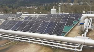 Instalación fotovoltaica de la  EDAR  de Reza