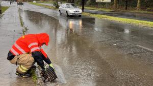 Caranza inundación