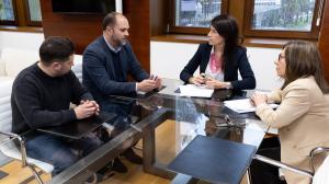 Un momento del encuentro entre ambas administraciones