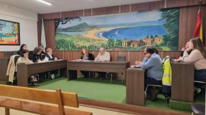 Imagen de archivo de una sesión plenaria en el Concello de Valdoviño