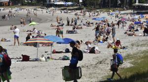Jornada de playa en A Magdalena, Cabanas
