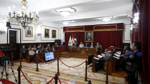 La sesión plenaria se celebró este jueves en el Palacio Municipal de Ferrol