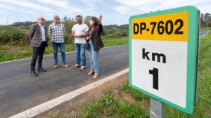 Los responsables municipales y provinciales en la carretera