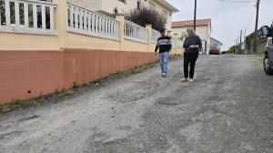 Chao y Permuy en uno de los caminos del proyecto de actuación